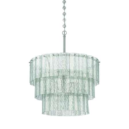 Craftmade Museo 9 Light 21" Wide Drum Chandelier Brushed Polished Nickel