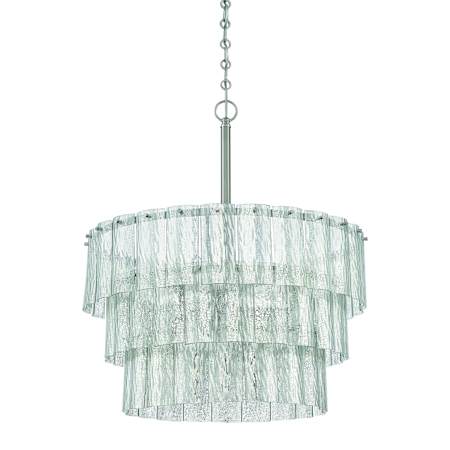 Craftmade Museo 9 Light 24" Wide Drum Chandelier Brushed Polished Nickel