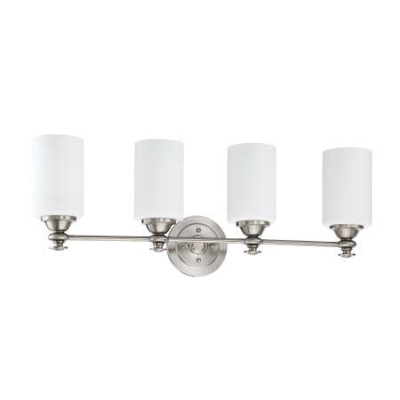 Craftmade Dardyn 4 Light 29-1/2" Wide Bathroom Vanity Light Brushed Polished Nickel