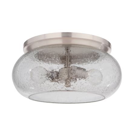 Craftmade Serene 2 Light 15" Wide Flush Mount Ceiling Fixture Brushed Polished Nickel