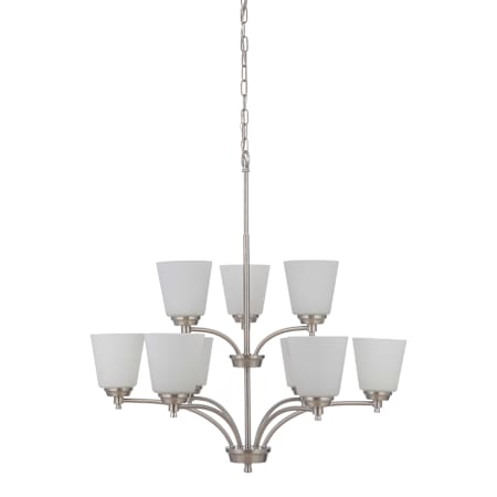 Craftmade Tyler 9 Light 32" Wide Chandelier Brushed Polished Nickel