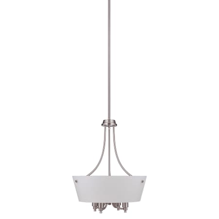 Craftmade Tyler 4 Light 19" Wide Pendant Brushed Polished Nickel