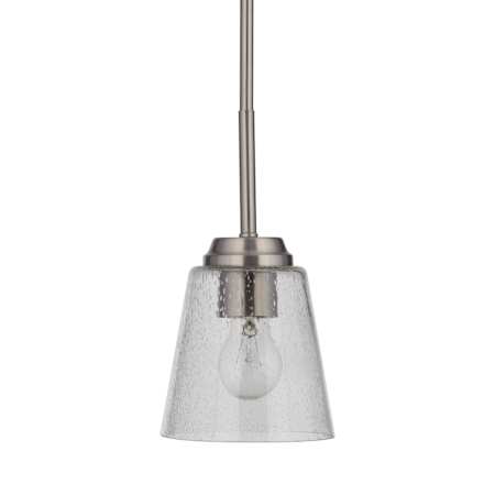 Craftmade Tyler 6" Wide Mini Pendant Brushed Polished Nickel