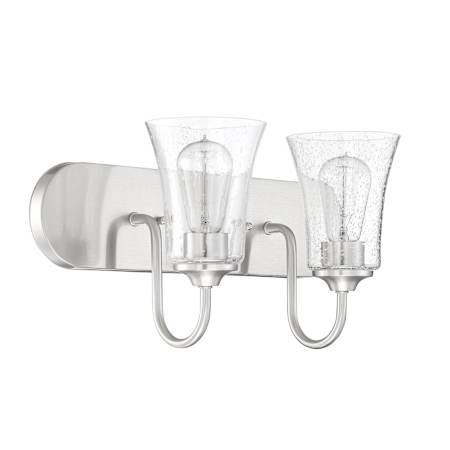 Craftmade Gwyneth 2 Light 18" Wide Vanity Light Brushed Polished Nickel