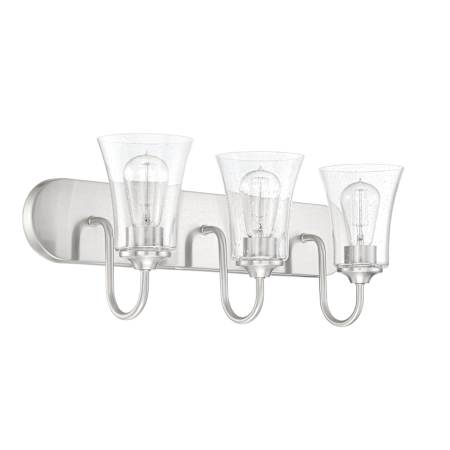 Craftmade Gwyneth 3 Light 24" Wide Vanity Light Brushed Polished Nickel