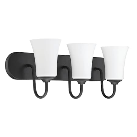 Craftmade Gwyneth 3 Light 24" Wide Vanity Light Flat Black