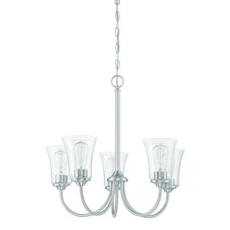 Craftmade Gwyneth 5 Light 23" Wide Chandelier Brushed Polished Nickel