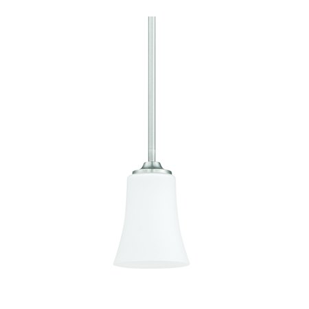 Craftmade Gwyneth 6" Wide Mini Pendant Brushed Polished Nickel