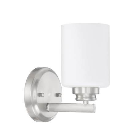 Craftmade Bolden 9" Tall Bathroom Sconce Brushed Polished Nickel