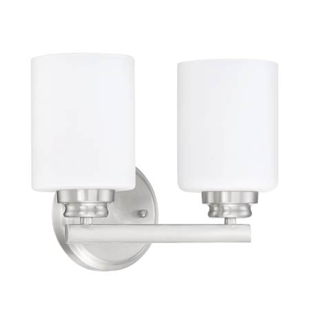 Craftmade Bolden 2 Light 11" Wide Vanity Light Brushed Polished Nickel