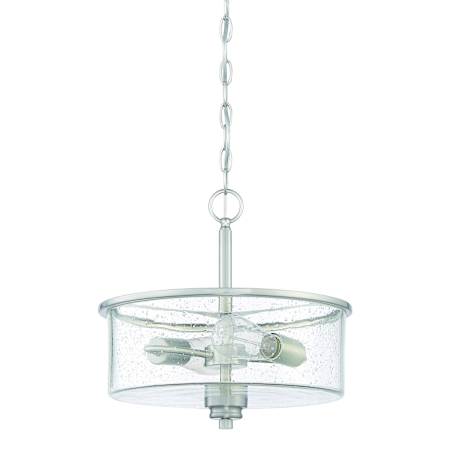 Craftmade Bolden 2 Light 13" Wide Pendant / Converts to Pendant, Semi-Flus Brushed Polished Nickel