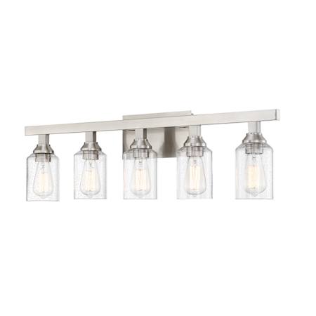 Craftmade 36" Wide Vanity Light Brushed Polished Nickel