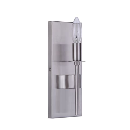 Craftmade Larrson 11" Tall Wall Sconce Brushed Polished Nickel