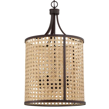 Craftmade Malaya 4 Light 16" Wide Cage Pendant Aged Bronze Brushed
