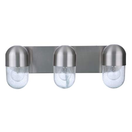 Craftmade Pill 3 Light 23" Wide Vanity Light Brushed Polished Nickel