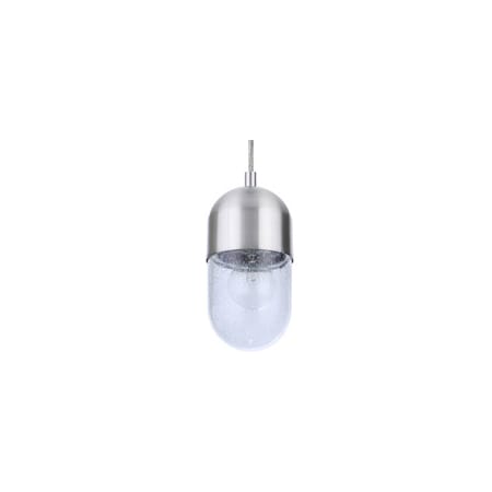 Craftmade Pill 4" Wide Mini Pendant Brushed Polished Nickel