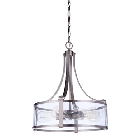 Craftmade Elliot 5 Light 17" Wide Pendant Brushed Polished Nickel
