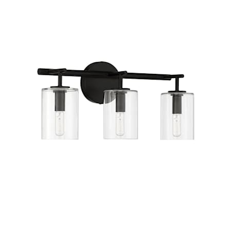 Craftmade Hailie 3 Light 20" Wide Vanity Light Flat Black