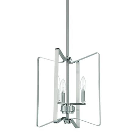 Craftmade Shayna 3 Light 13" Wide Taper Candle Style Chandelier Brushed Polished Nickel