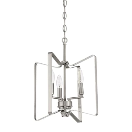 Craftmade Shayna 3 Light 13" Wide Taper Candle Style Chandelier Brushed Polished Nickel