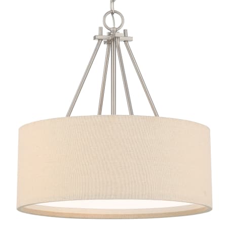 Craftmade Duke 3 Light 18" Wide Pendant Brushed Polished Nickel