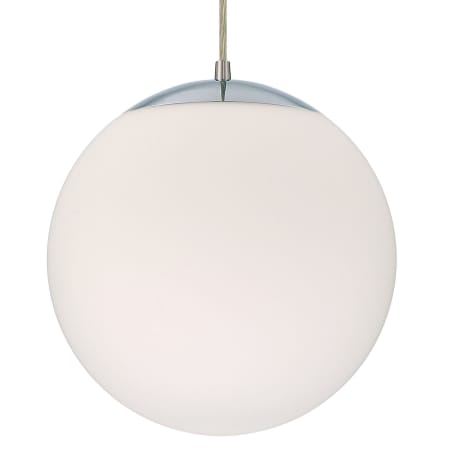 Craftmade Gaze 12" Wide Pendant with Frosted Glass Shade Chrome