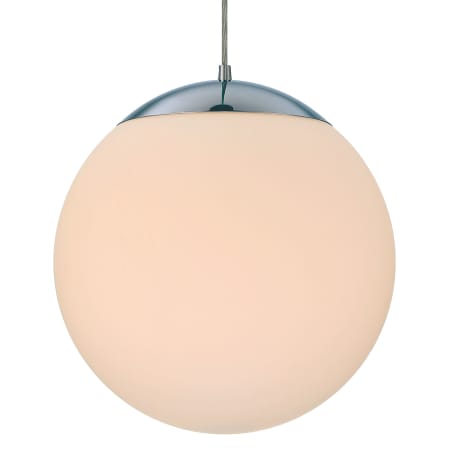 Craftmade Gaze 14" Wide Pendant with Frosted Glass Shade Chrome