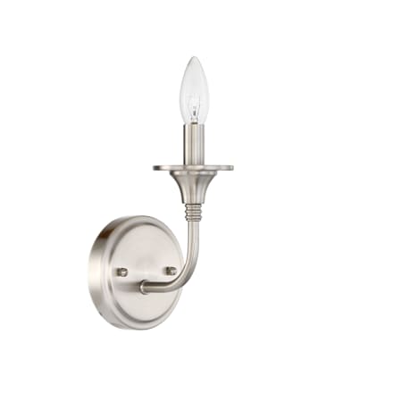 Craftmade Jolenne 8" Tall Bathroom Sconce Brushed Polished Nickel