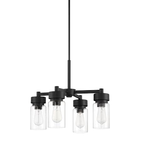 Craftmade Bennet 4 Light 20" Wide Outdoor Chandelier Midnight
