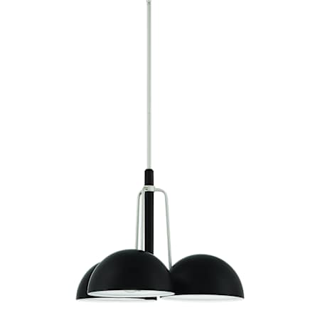 Craftmade Kahn 3 Light 22" Wide Outdoor Chandelier Midnight / Satin Aluminum