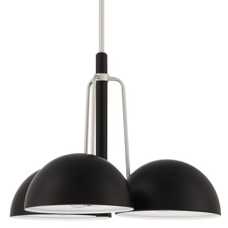 Craftmade Kahn 3 Light 22" Wide Outdoor Chandelier Midnight / Satin Aluminum