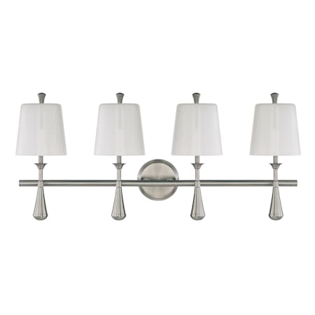 Craftmade Palmer 4 Light 32" Wide Vanity Light Brushed Polished Nickel