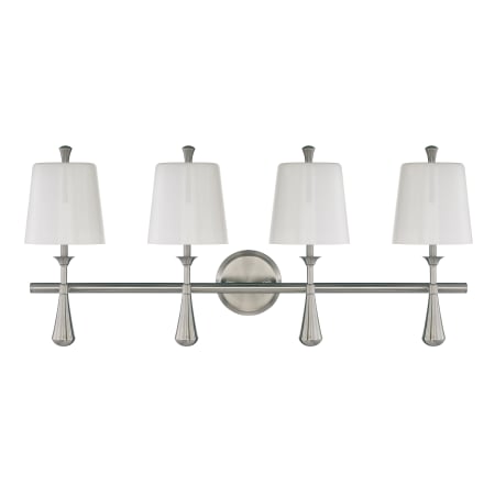Craftmade Palmer 4 Light 32" Wide Vanity Light Brushed Polished Nickel