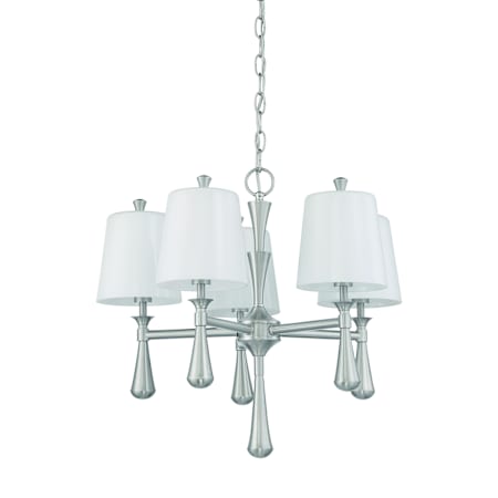 Craftmade Palmer 5 Light 21" Wide Chandelier Brushed Polished Nickel