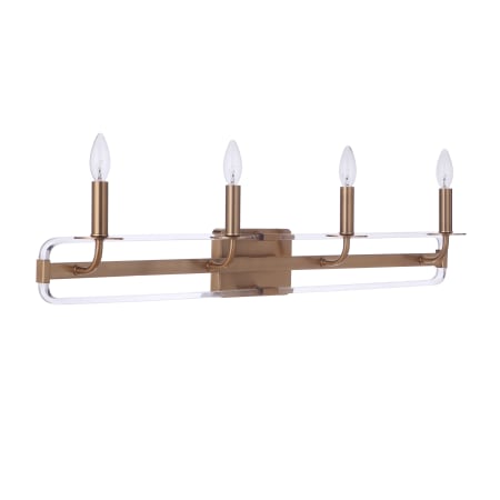 Craftmade Graclyn 4 Light 35" Wide Vanity Light Satin Brass