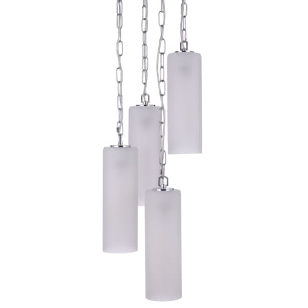 Craftmade Myos 4 Light 12" Wide Multi Light Pendant Chrome