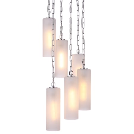 Craftmade Myos 6 Light 15" Wide Multi Light Pendant Chrome
