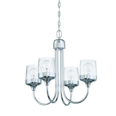 Craftmade Wrenn 4 Light 20" Wide Chandelier Chrome