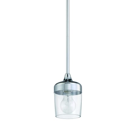 Craftmade Wrenn 6" Wide Suspension Mini Pendant Chrome