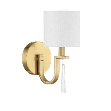 Craftmade Fortuna 11" Tall Wall Sconce Satin Brass
