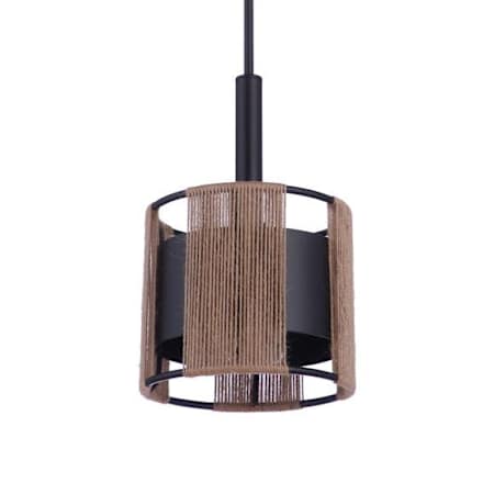 Craftmade Kensey 10" Wide Suspension Mini Pendant Flat Black