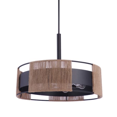 Craftmade Kensey 6 Light 24" Wide Suspension Pendant Flat Black