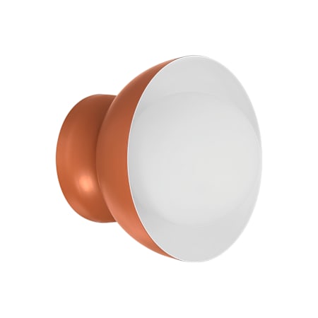 Craftmade Ventura Dome 8" Tall Bathroom Sconce Baked Clay
