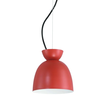 Craftmade Ventura Dome 8" Wide Suspension Mini Pendant Baked Clay