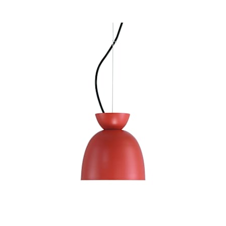 Craftmade Ventura Dome 8" Wide Suspension Mini Pendant Baked Clay