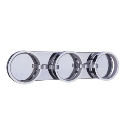 Craftmade Context 3 Light 24" Wide LED Vanity Light Chrome