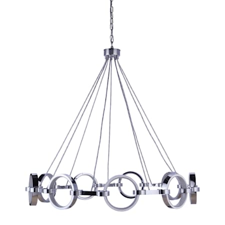 Craftmade Context 36" Wide LED Ring Chandelier Chrome