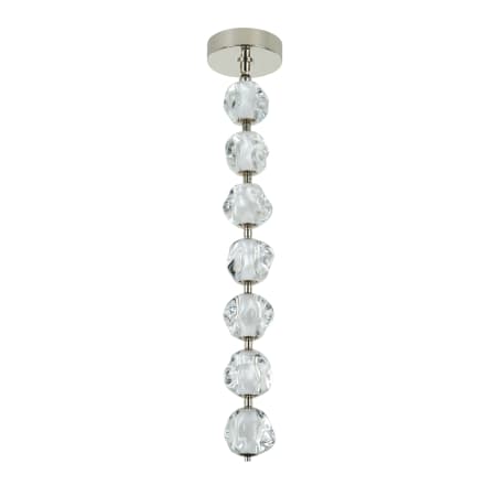 Craftmade Jackie 8" Wide LED Multi Light Pendant Polished Nickel