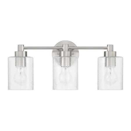 Craftmade Lyndsey 3 Light 21" Wide Vanity Light Brushed Polished Nickel