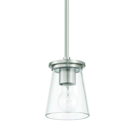 Craftmade Connell 5" Wide Mini Pendant Brushed Polished Nickel